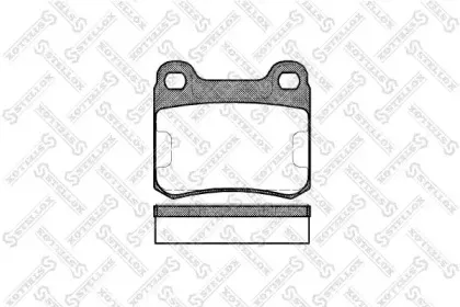 Комплект тормозных колодок, дисковый тормоз STELLOX купить